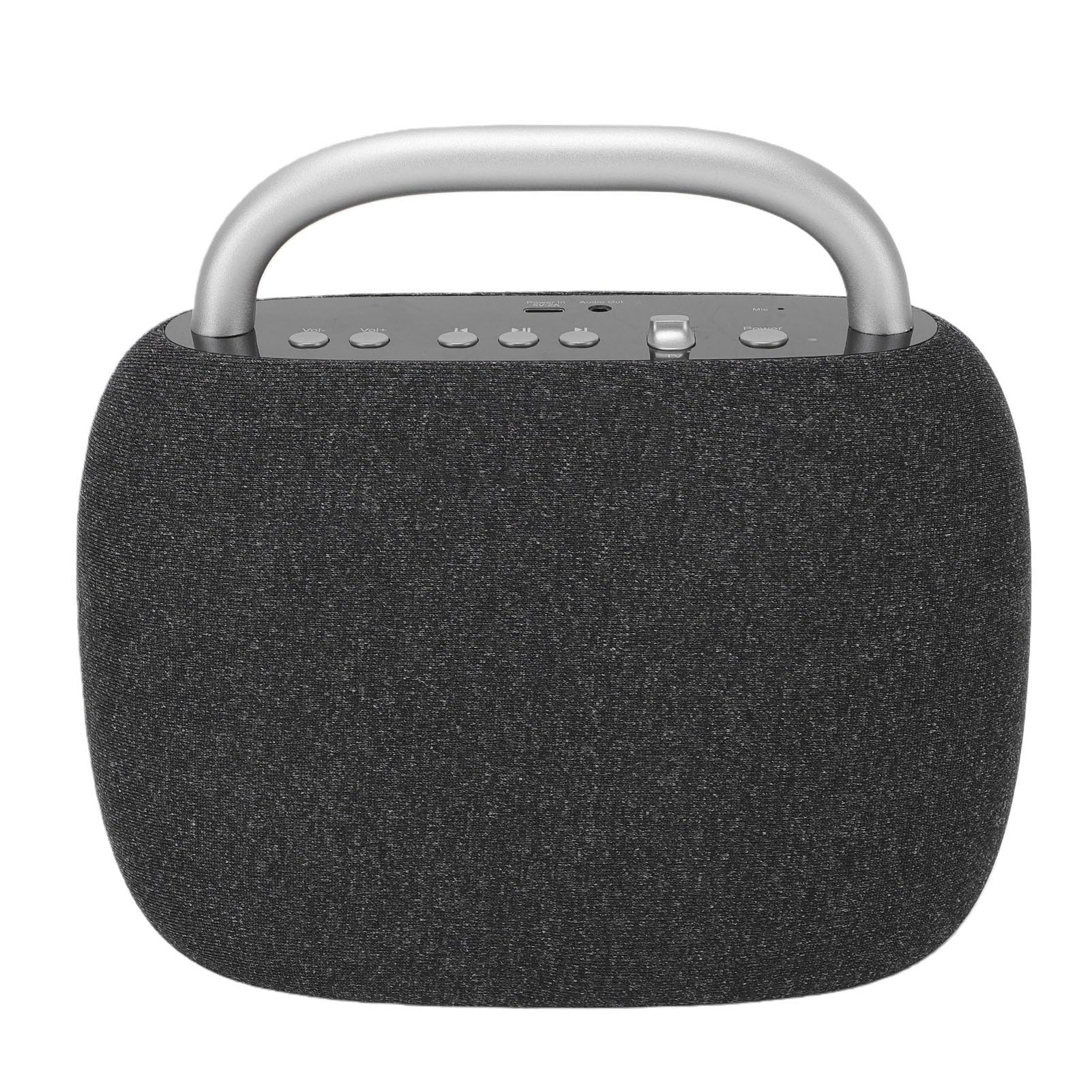 Elprico Haut-Parleur TV sans Fil, 2,4 G et Bluetooth 5.4, Boîte de Son Portable avec Base émetteur, Batterie 40 Heures, Portée de 30,5 M, Connexion Optique AUX AV pour Personnes âGées