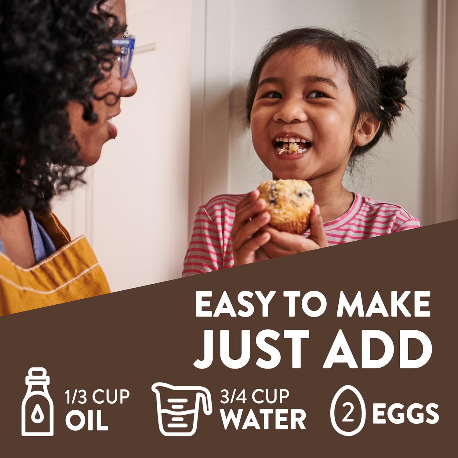 Krusteaz Double Chocolate Muffin Mix, Made with Real Chocolate Chips, 20 oz Boxes (Pack of 12)