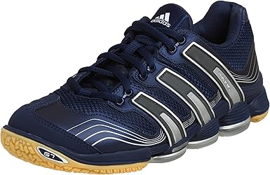 Amazon.com | adidas Men's Stabil 7 Indoor Court  Shoe,Indigo/Celadon/Silver,14.5 M US | Volleyball