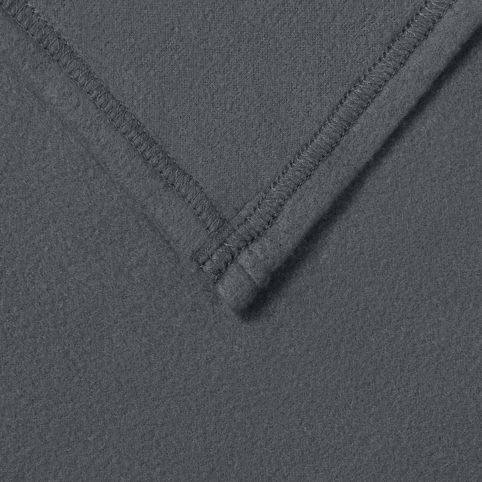 Coperta in Pile Grigio Scuro 6 Pezzi 350x270 cm Panno Morbido
