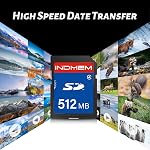 SD Card 512MB (3 Pack), Class 4 Flash Memory Cards MLC Stanard Secure Digital Cards