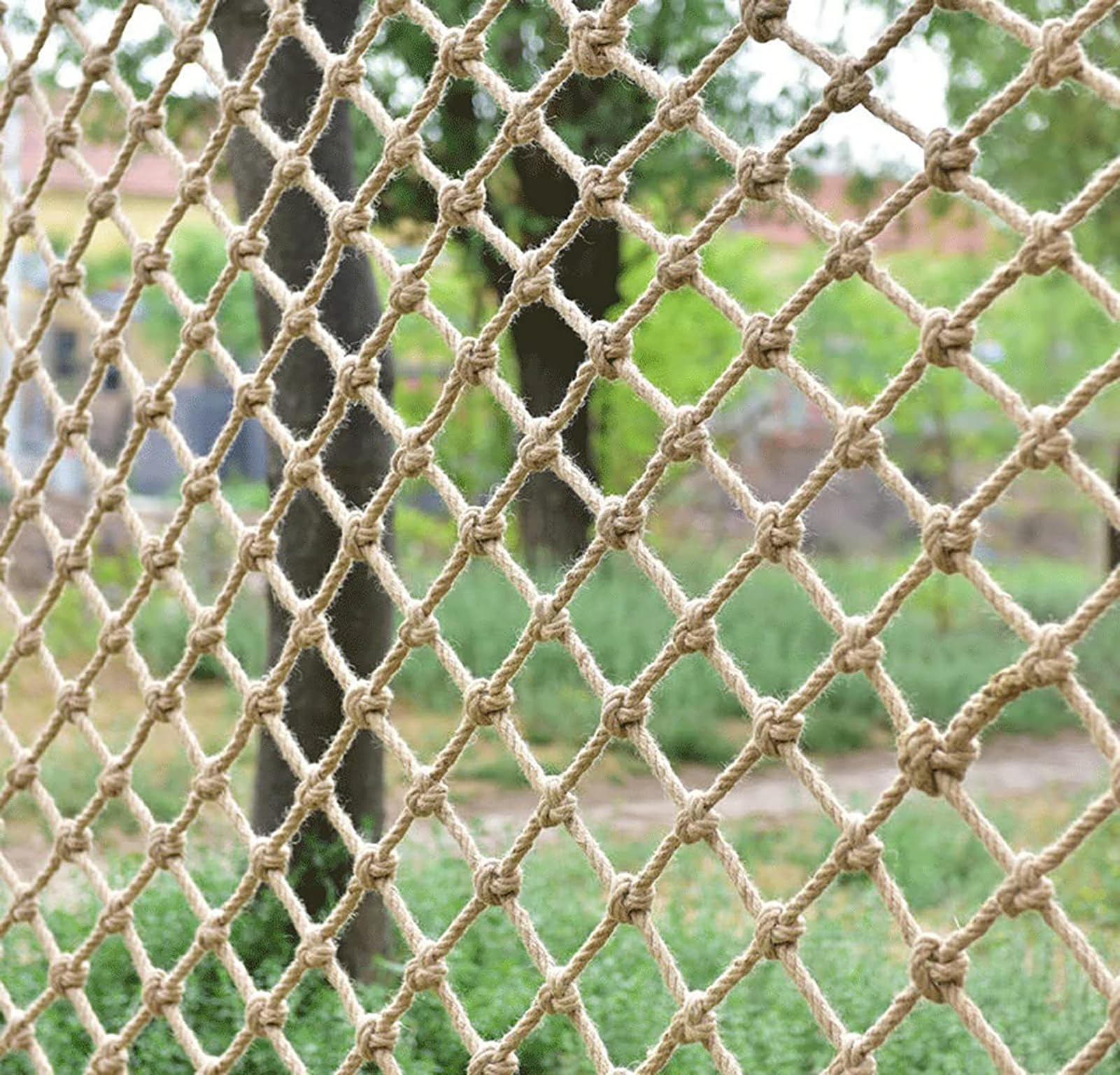 GJMSSMY Hemp Rope Safety Net for Kids - Climbing Prevention for Stairs Balcony & Outdoor Use Versatile Protective Barrier & Decorative Fence Solution