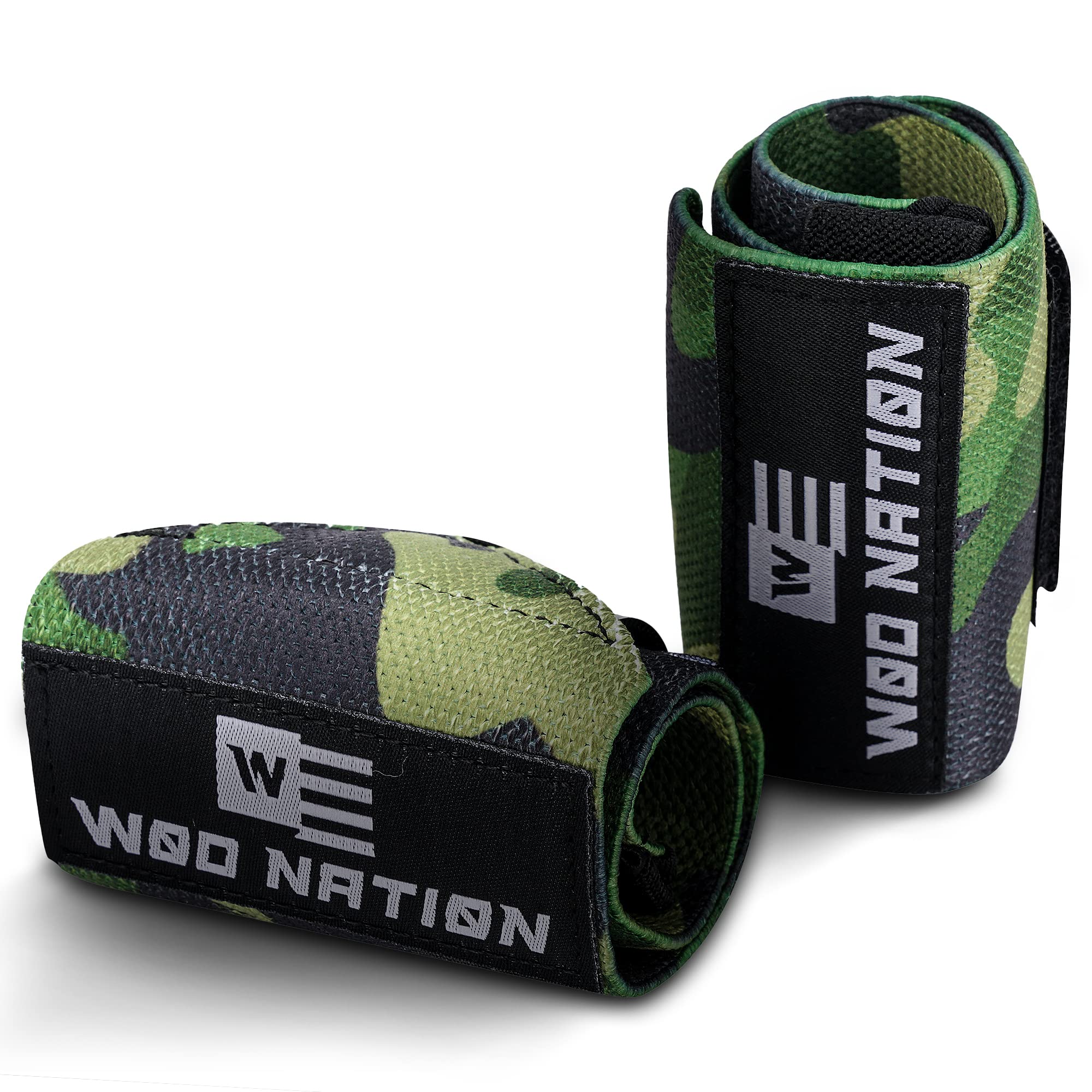 WOD Nation Wrist Wraps Weightlifting dla mężczyzn i kobiet – zestaw 2 opasek do podnoszenia ciężarów do crossfitu i treningu orbitalnego (30 cm lub 35 cm) + w zestawie torba do przenoszenia