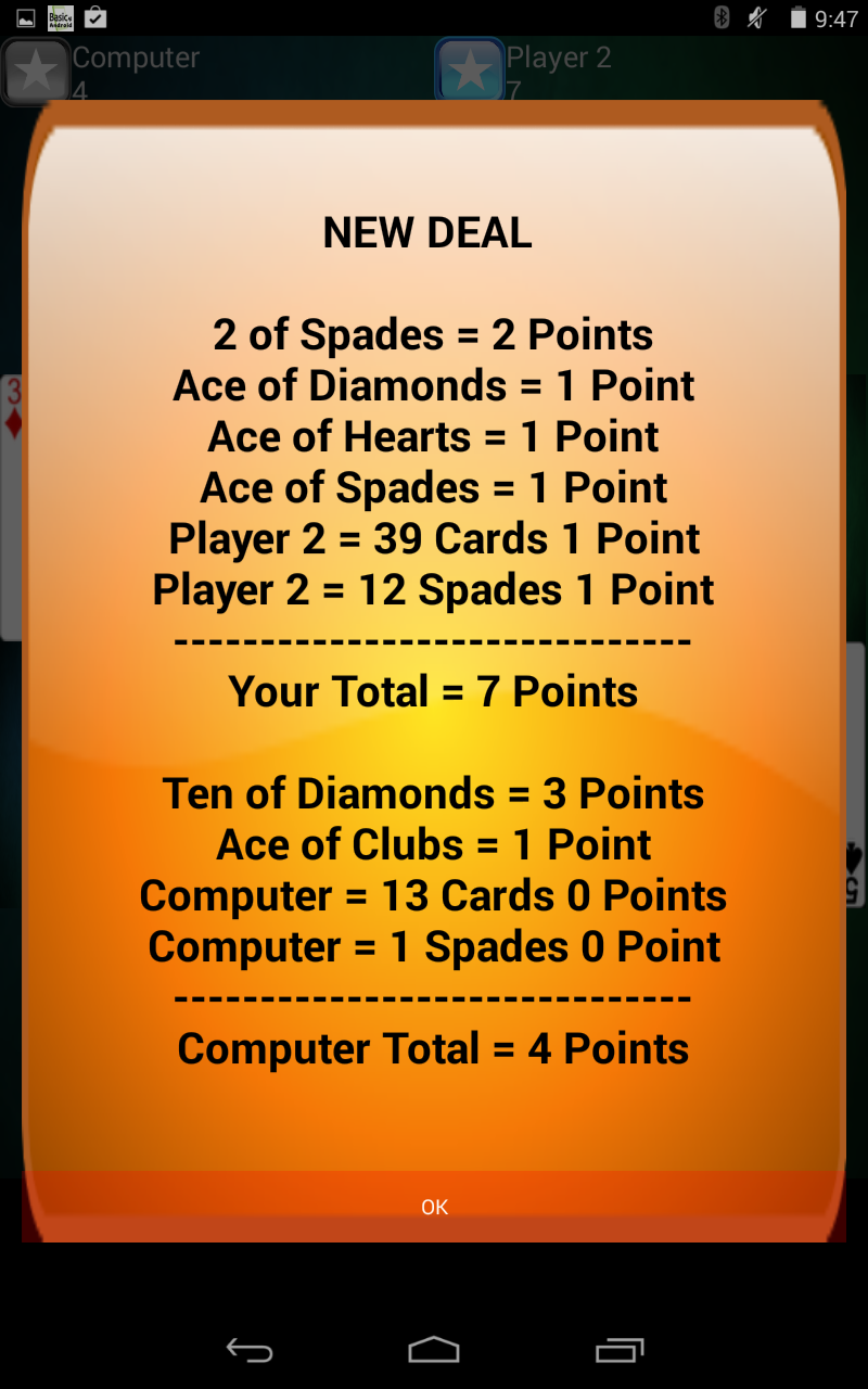 Casino Card for Android