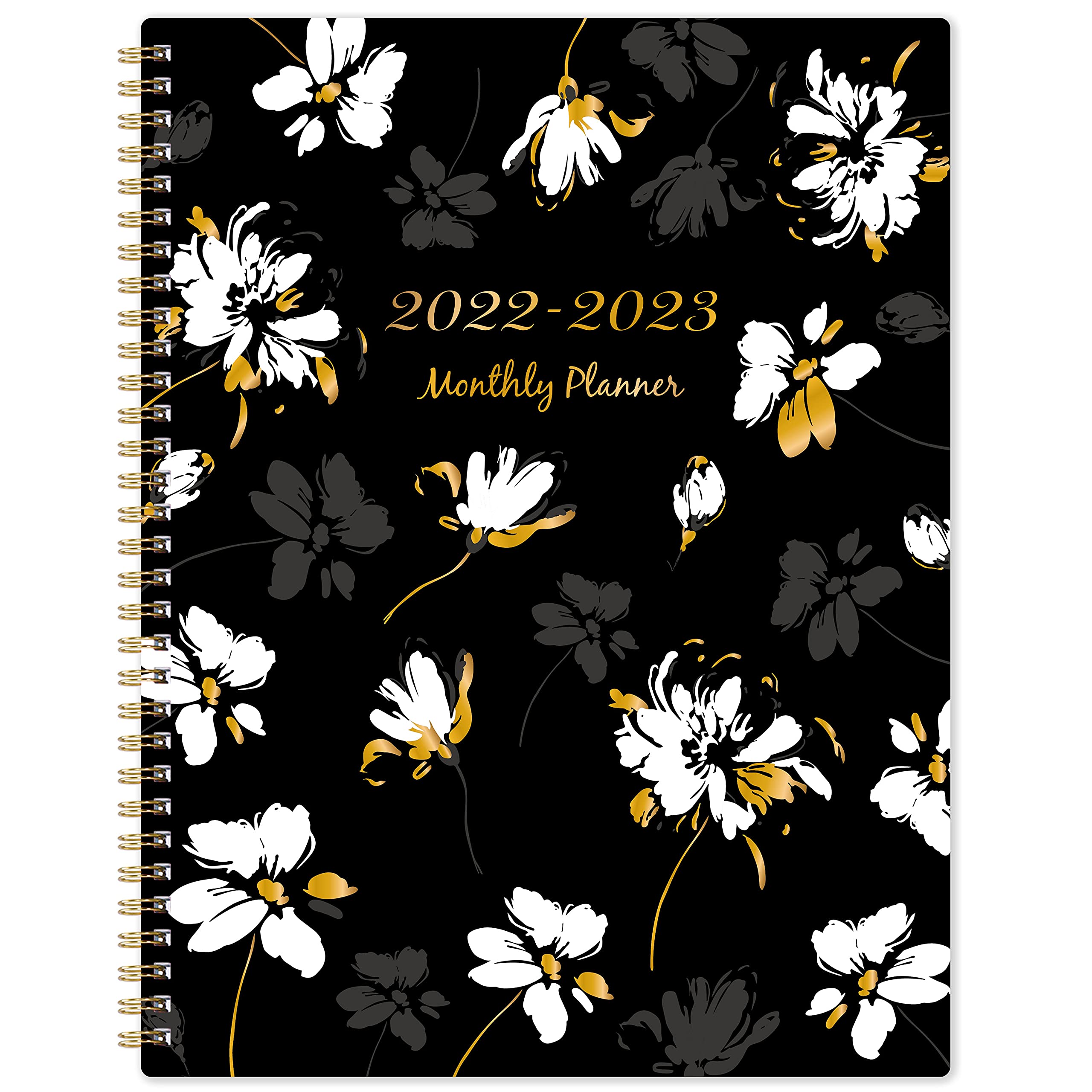 2022 Monthly Planner - 2022-2023 Monthly Planner, 18-Month Planner 2022 with Tabs, Calendar Planner, Jan 2022 - Jun 2023, 9" x 11", Monthly Planner 2022 with Pocket, Contacts, Passwords Pages