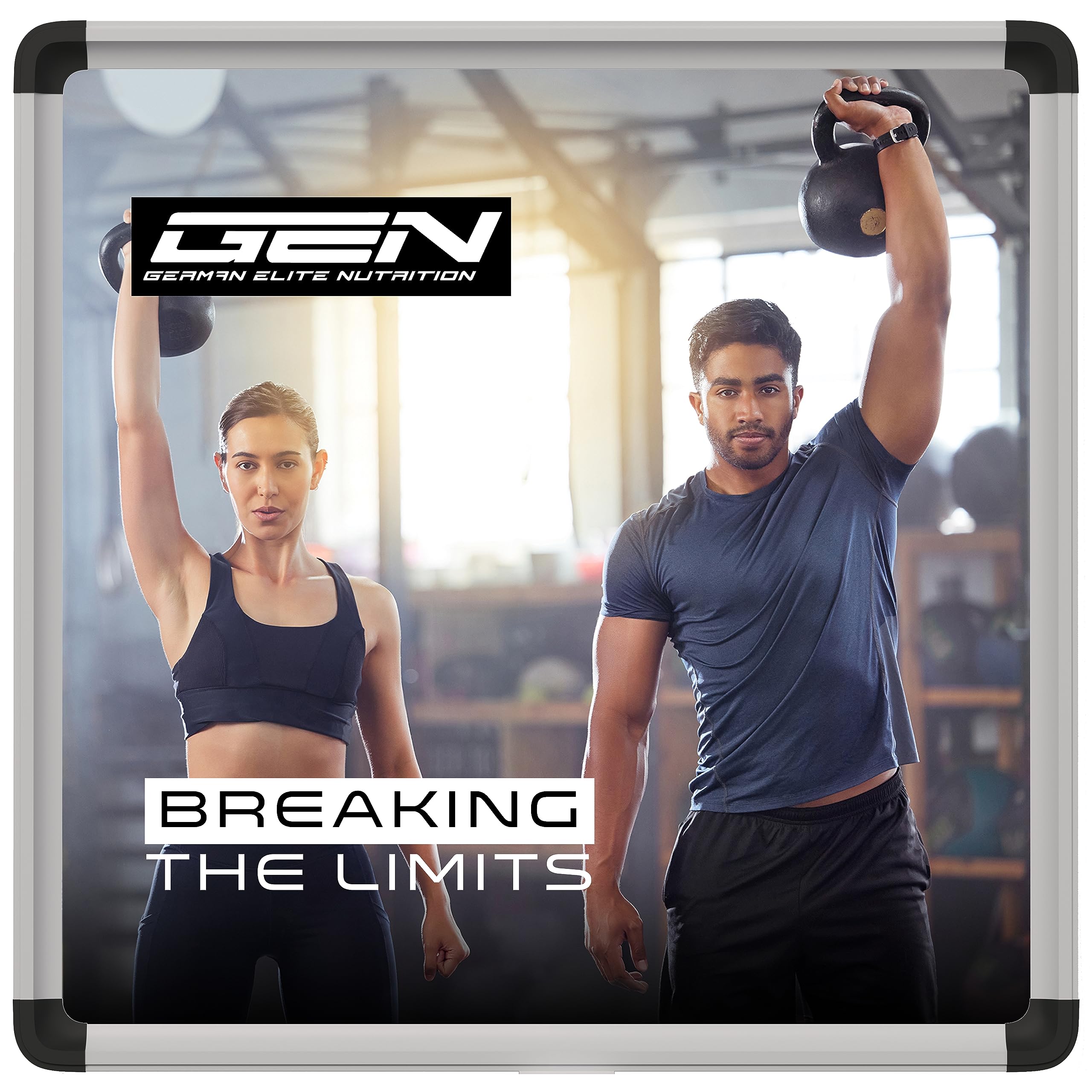 GEN GERMAN ELITE NUTRITION Whey Protein Pulver - 1000 g - Whey Isolat | Vanille Ice Cream Geschmack, instant lösliches Eiweiß Protein Pulver, mit BCAA & EAA - bis zu 22 g Protein pro Portion