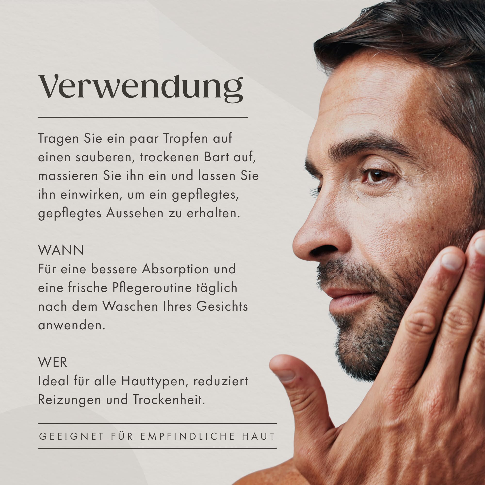 Satin Naturel Bio Bartöl Kaltgepresst 100ml – Bartpflegeöl für Männer – Unterstützt Bartwachstum – Mit Maskulinem Duft – Für Vollbart, Schnurrbart & Bartpflege – Vegane Naturkosmetik