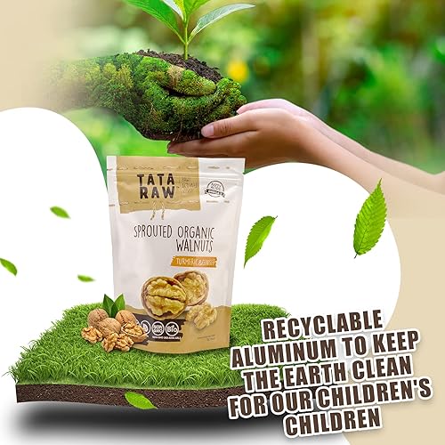 Miniatura 5 de TATA RAW - Nueces de arce germinadas orgánicas - Cúrcuma, jengibre - 1 libra