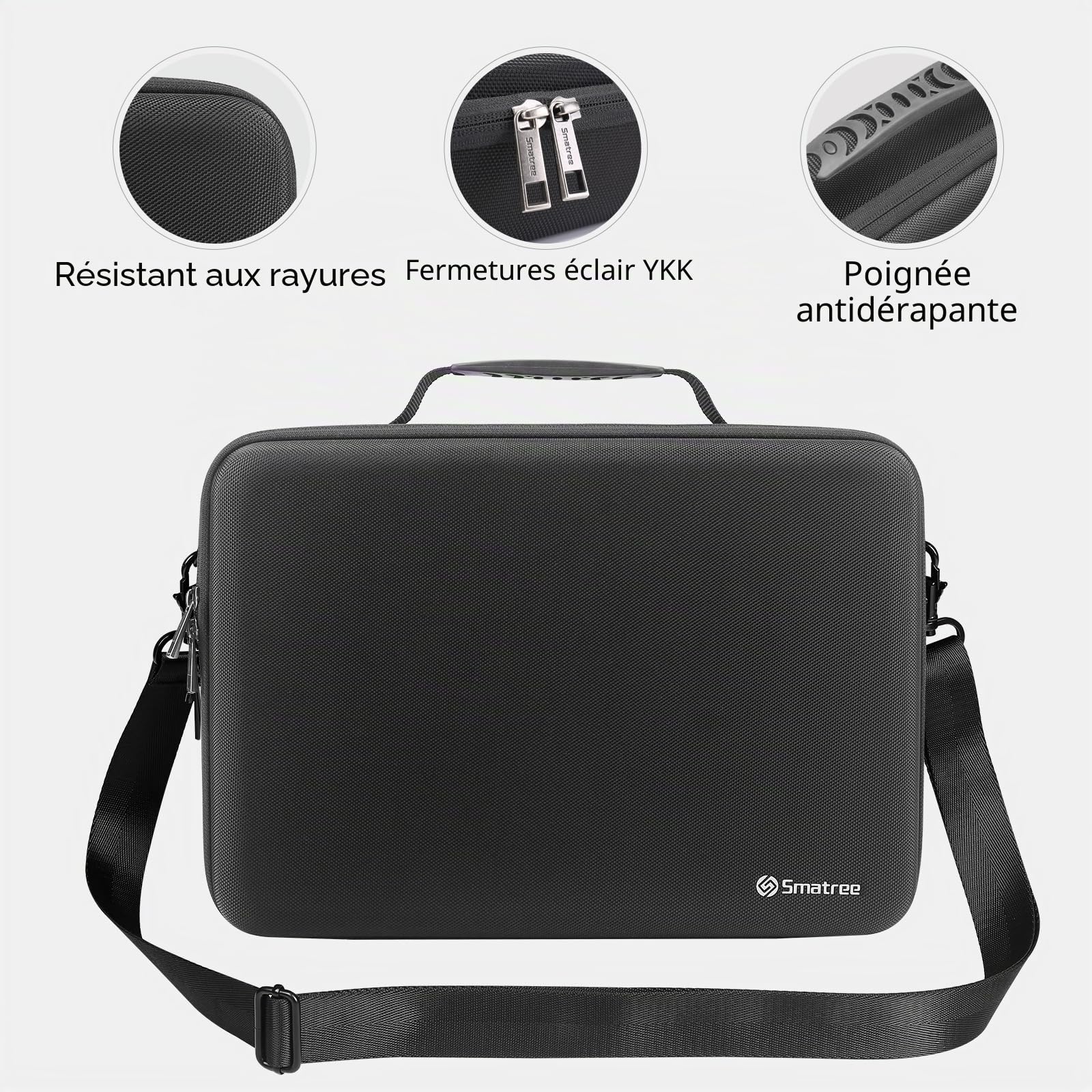 Smatree Sacoche rigide pour ordinateur portable A490