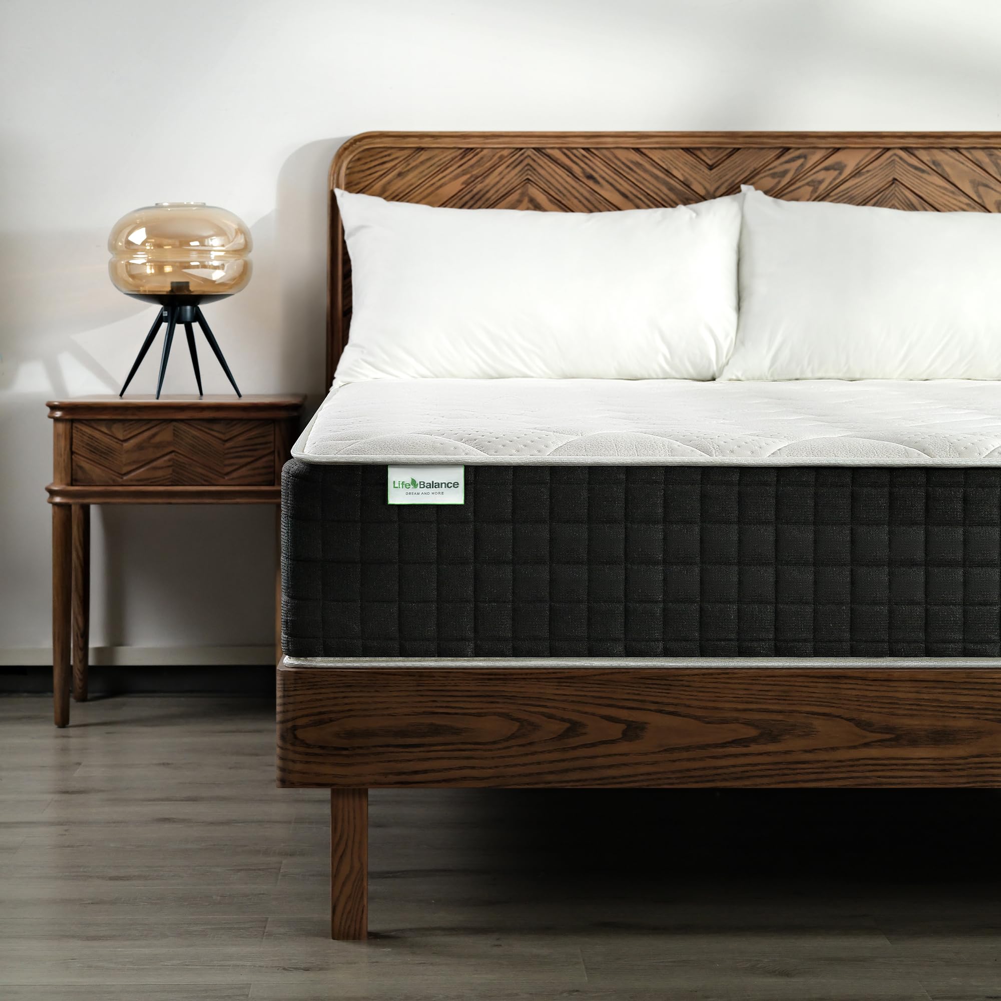 Twin Size Mattress 10-inch, Pressure Relief Made in USA Hybrid Mattress in a Box – Individual Pocket Coils, Edge Support, Medium Feel, Pain Relief,