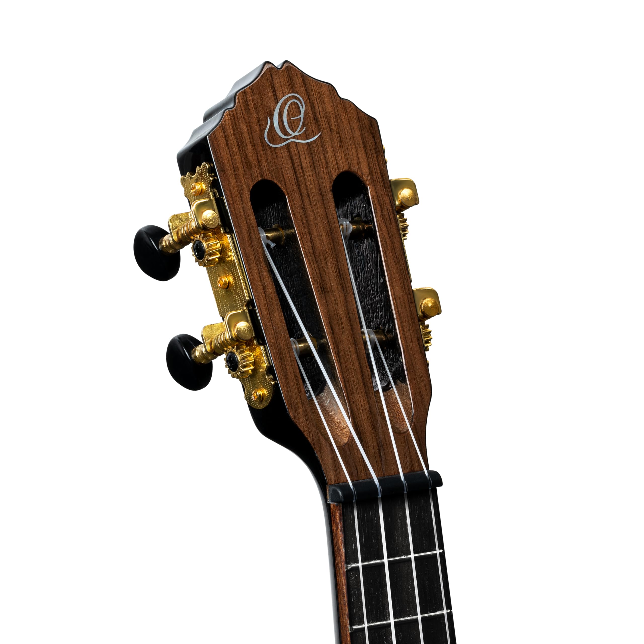 Ortega Guitars Ukulele Soprano Acustico – Onyx Series – Gig Bag Inclusa – Abete Rosso / Mogano, Black (RUOX-SO)