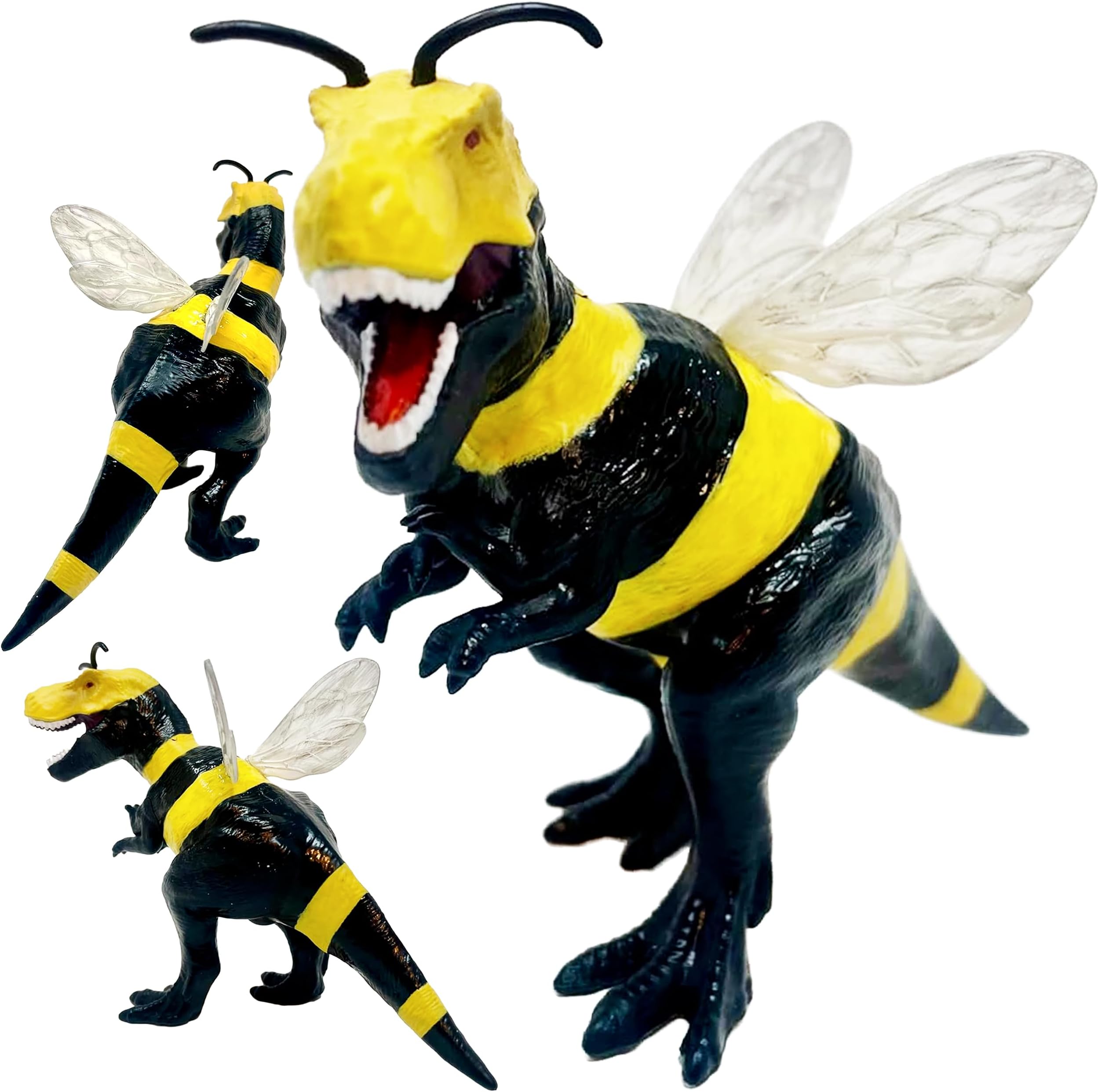 Randimals Animal Figurine Toy - Bee & T Rex Hybrid Animal Toys - Unique Mix of Safari Toys & Farm Animals Mix Figures - B-Rex Toy Animals for Kids & Kidults