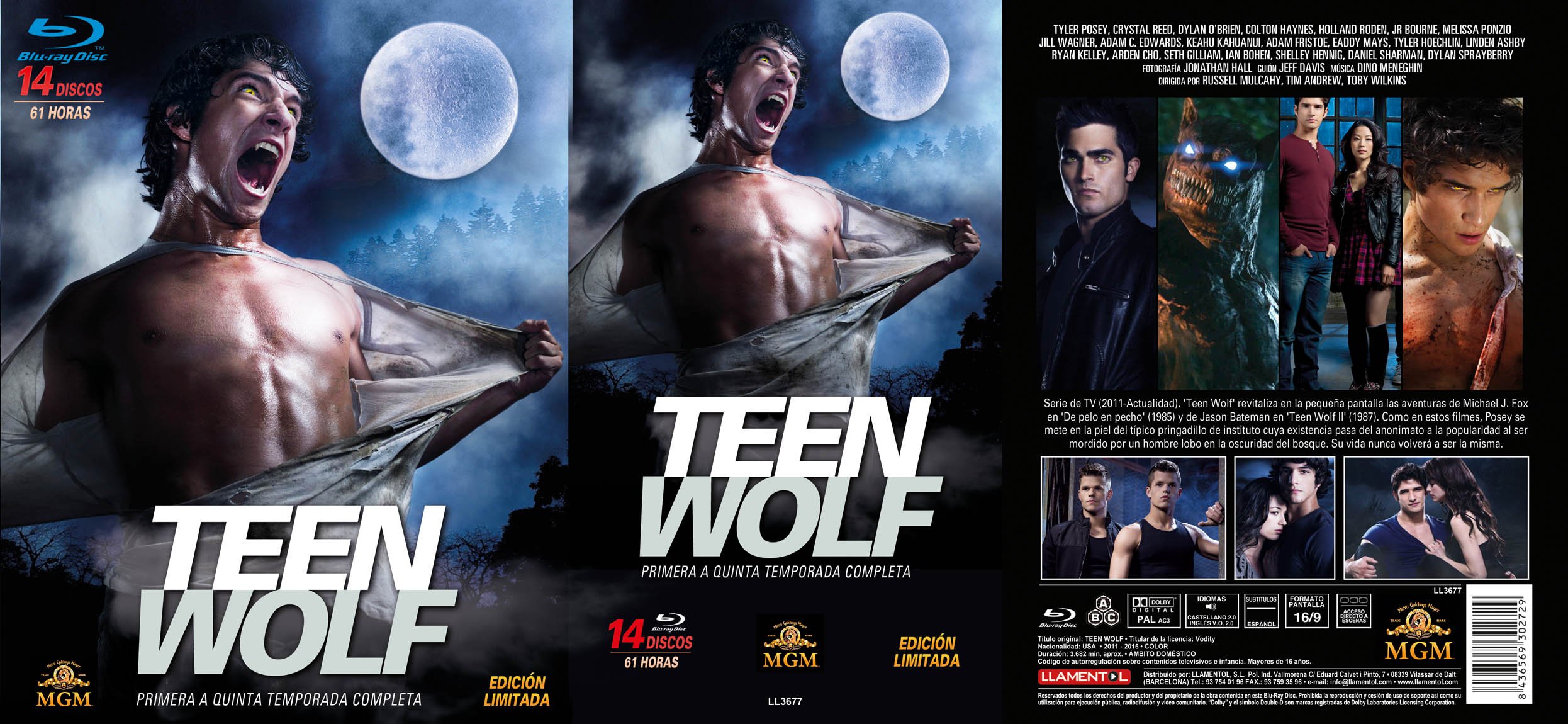 Pack Teen Wolf - Primera a Quinta Temporada Completa [Blu-ray]