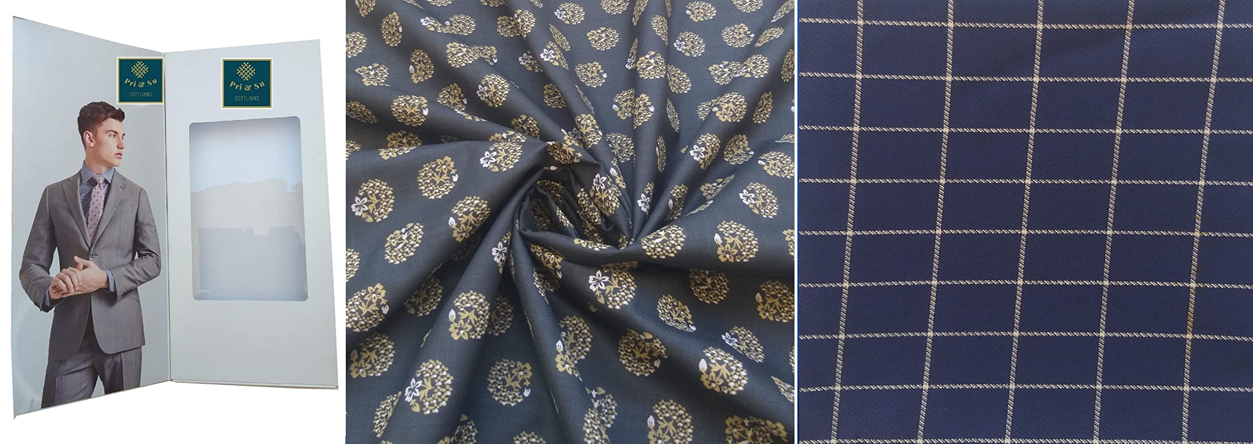 Pri & Su CottLinns Combo of Cotton Shirt 200019 & Trouser 90089-picture-31