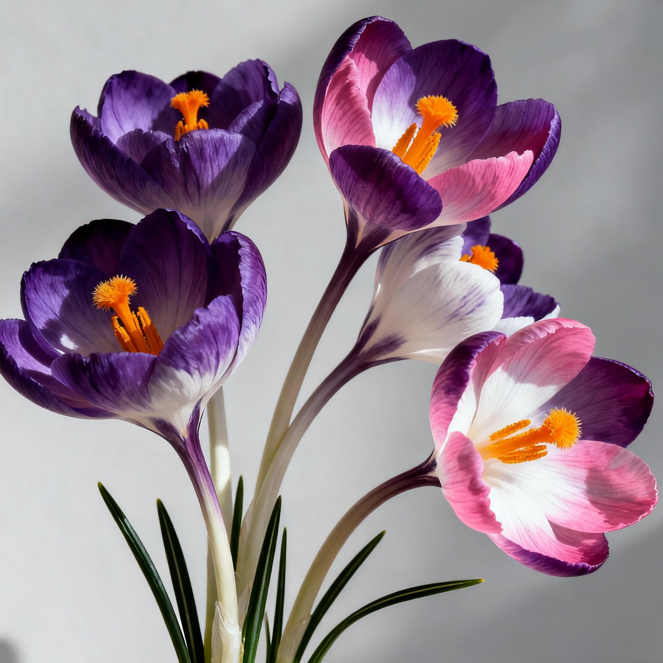 Autumn Crocus Bulbs – Saffron-Producing, Low Maintenance, Ideal for Borders, Beds, and Containers，Hardy Perennial, Excellent Display-4bulbs-A