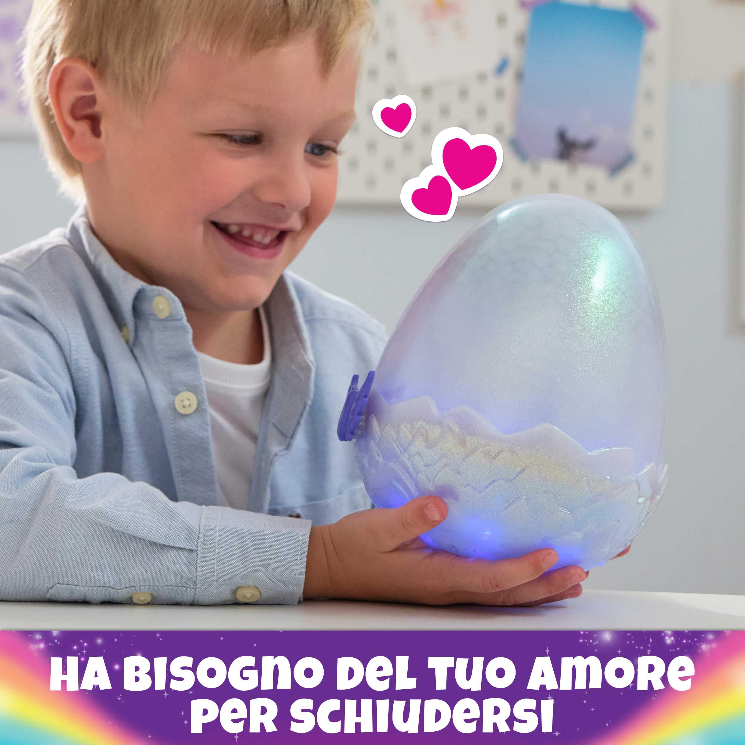HATCHIMALS Alive, Uovo Mystery Hatch Draggle, Peluche Interattivo a Sorpresa con Effetti Speciali, Nebbia, Luci, 100 Reazioni e Suoni, Giocattoli per Bambini e Bambine, 5+ Anni - Modelli Variabili