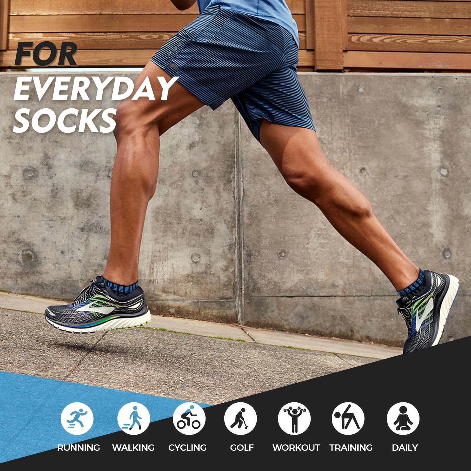 Calcetines Tobilleros 6 Pares Transpirables Cortos Deporte Antiampollas Running Algodon Hombre Mujer