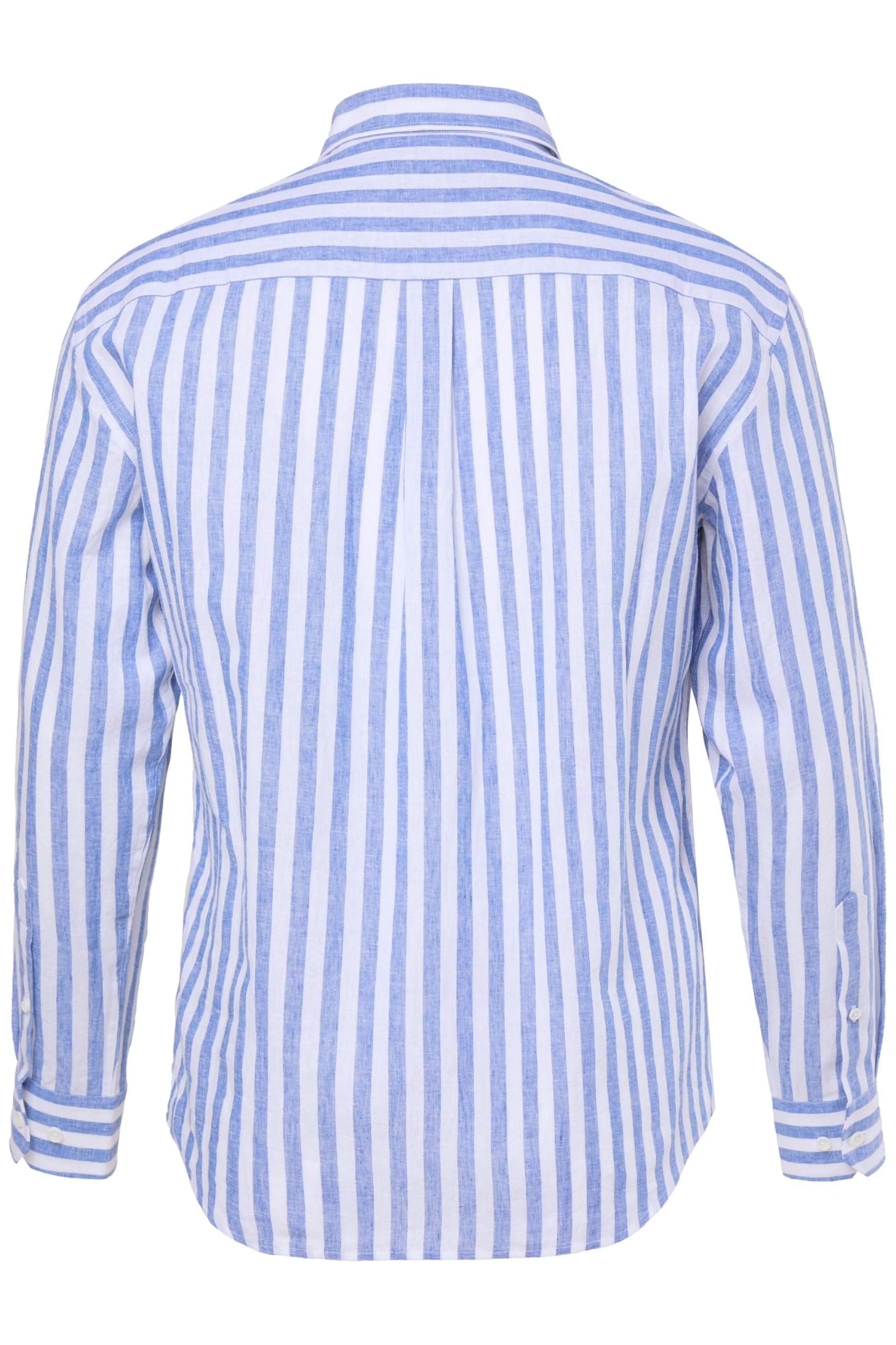 JP 1880 Jp1880 Streifenhemd, Langarm, Leinenmix, Buttondown-Kragen, Modern Fit, bis 8 XL Camicia Uomo