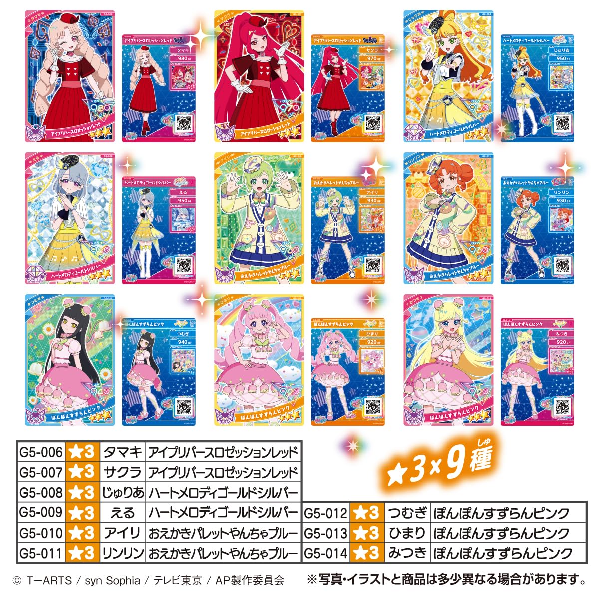 アイプリ アイプリカードコレクショングミvol.1 まとめ ひみつのアイプリ アイプリカード♪コレクショングミ｜商品情報