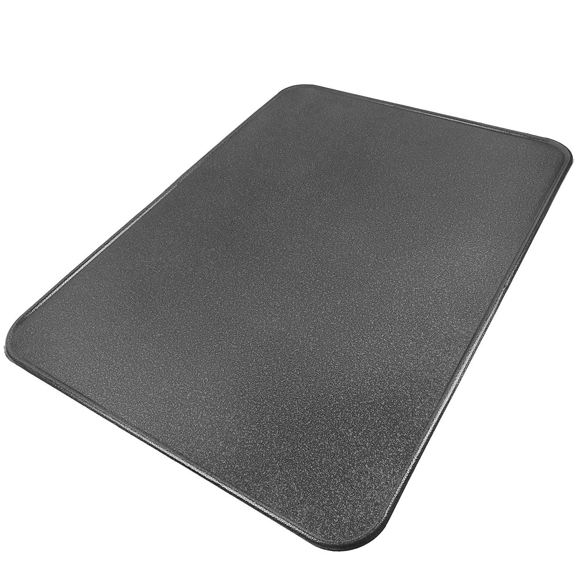 Plaque de sol pour foyer - 80 x 60 cm - Robuste - Gris