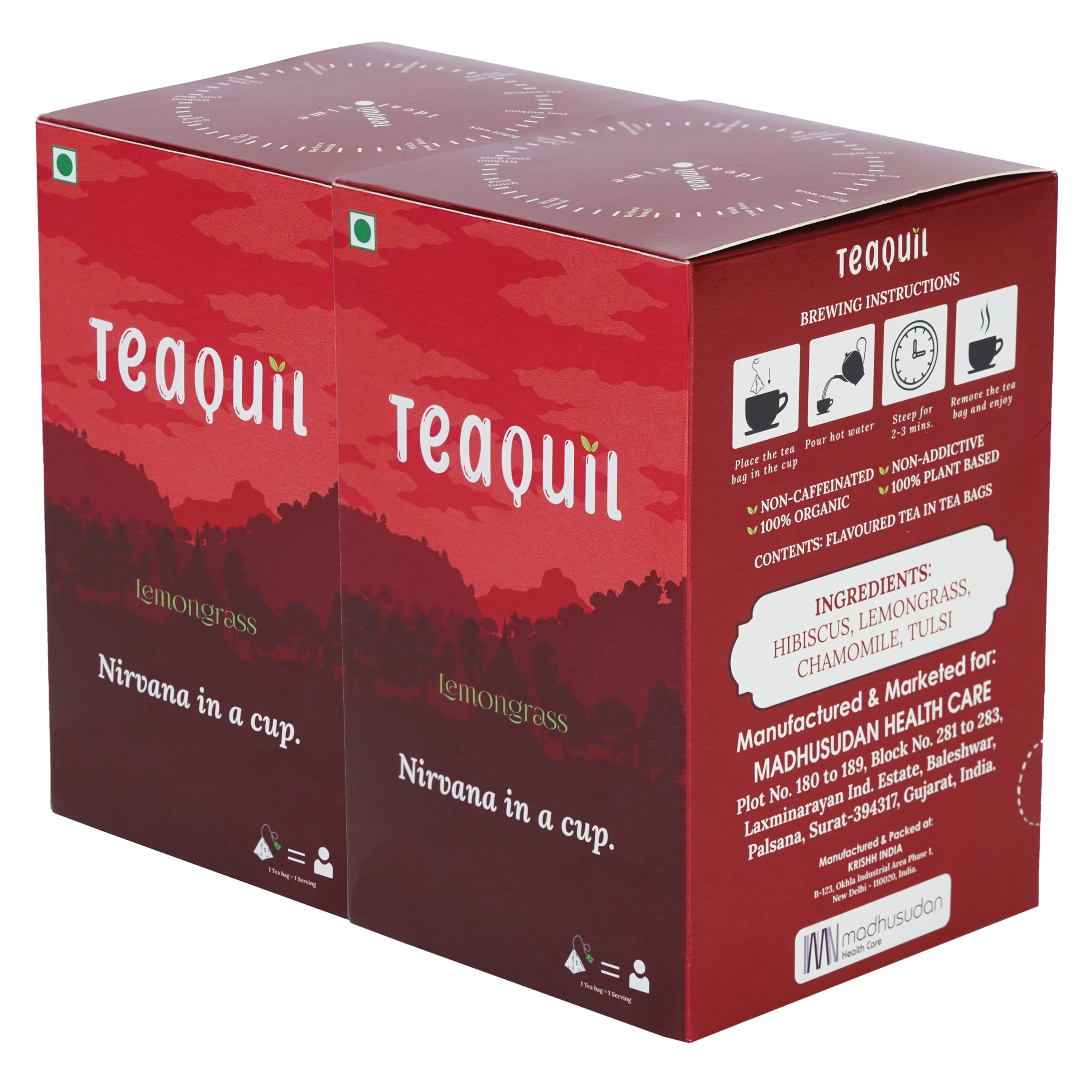 TEAQUIL - Anti-Oxidants, Immunity Booster, Premium Red Tea (Buy 40 Tea Bags Pack of 2) (B0CPDZC7MQ) Amazon Price History, Amazon Price Tracker