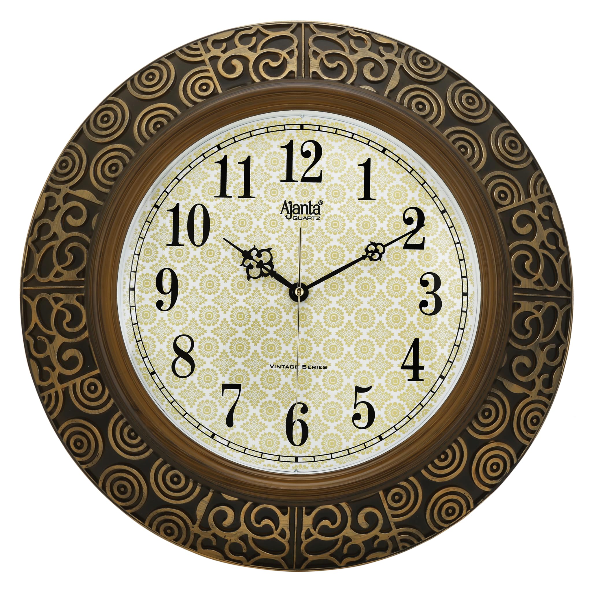 Buy Ajanta Wall Clock 15.7 Inch Wall Clock for Bedroom, Hall
