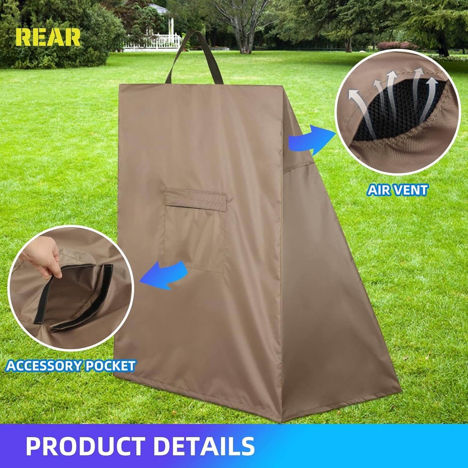 Garden Hose Reel Cover, MountainLoc Hose Cart Covers with Accessory