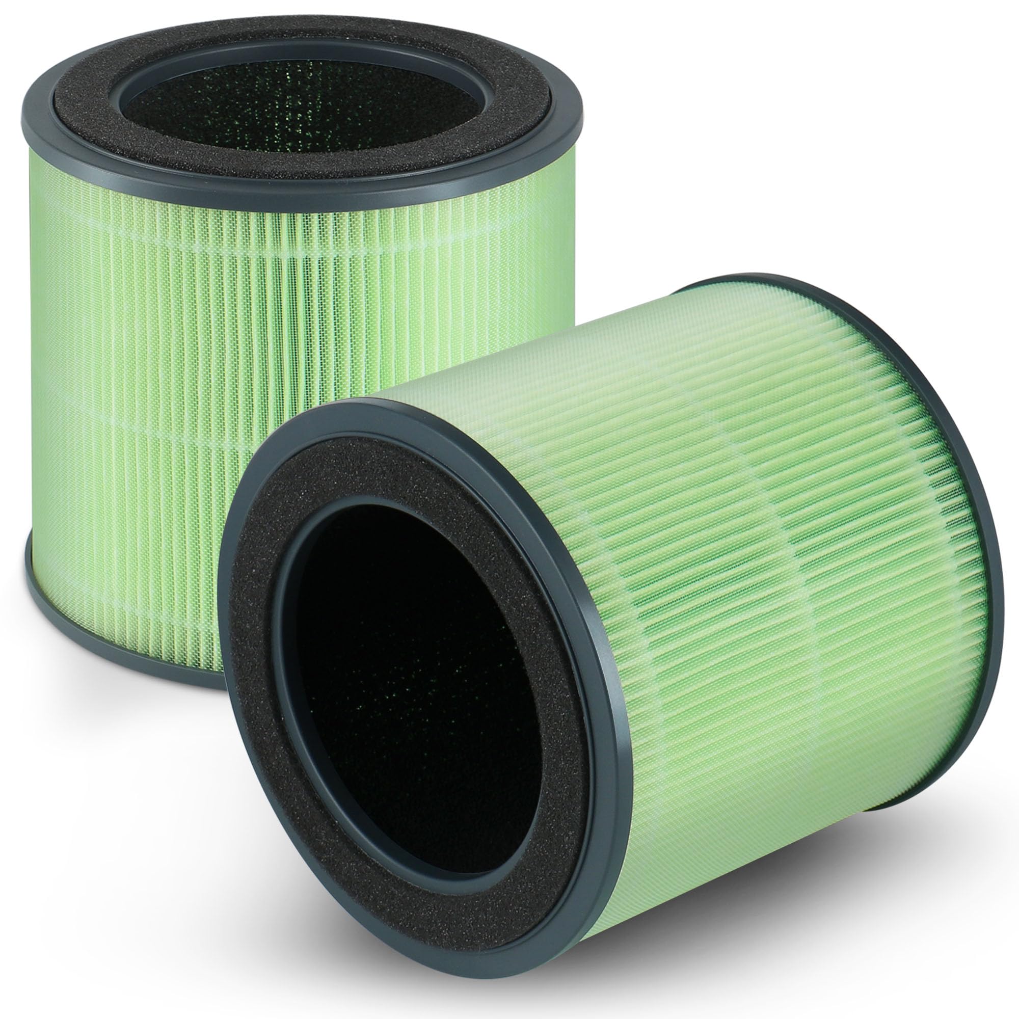 Harebery 2 Pack Replacement Filter, Compatible with TEC.BEAN JH50G-M Air Cleaner Purifier, Homvana H201 and A Aromacare Purifier