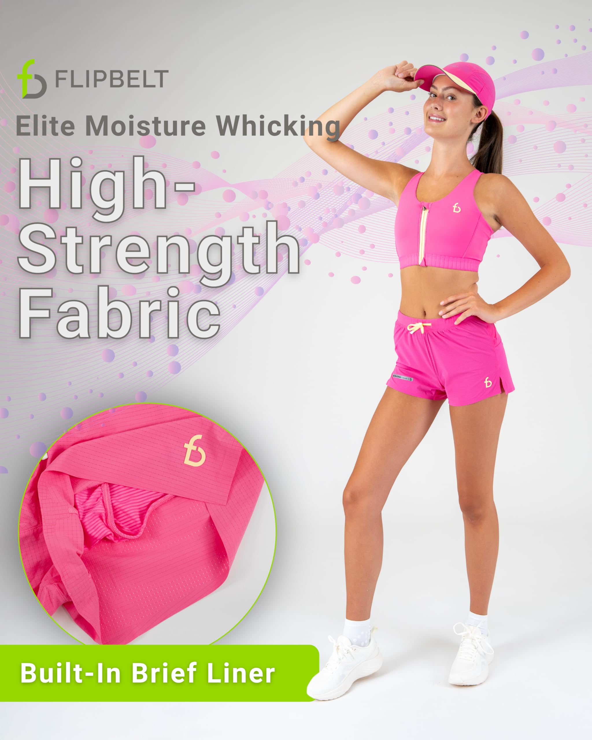 FlipBelt Women's Elite Running Shorts 3.0
