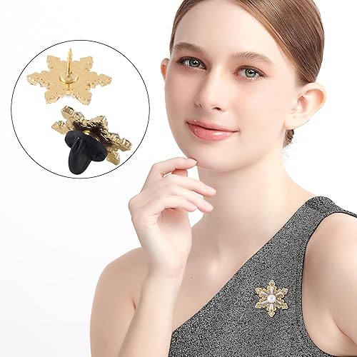 Miniatura 7 de 80 piezas de pines de goma de PVC, soporte de alfiler de solapa para hombres y mujeres, broche de insignias, tachuelas de corbata, insignias de