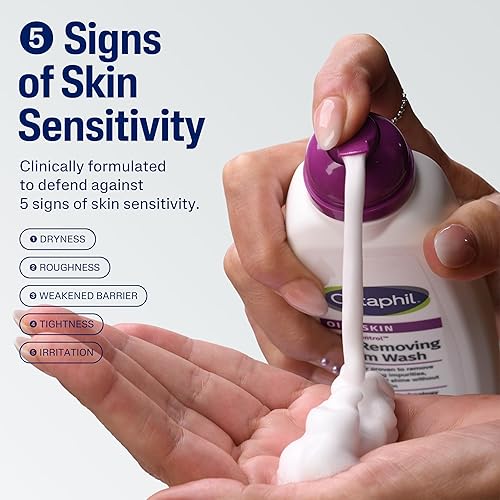Miniatura 5 de Cetaphil Pro Oil Removing Foam Wash, Foam Facial Cleanser, Fórmula sin fragancia adecuada para pieles sensibles, 8 onzas líquidas (paquete de 3)