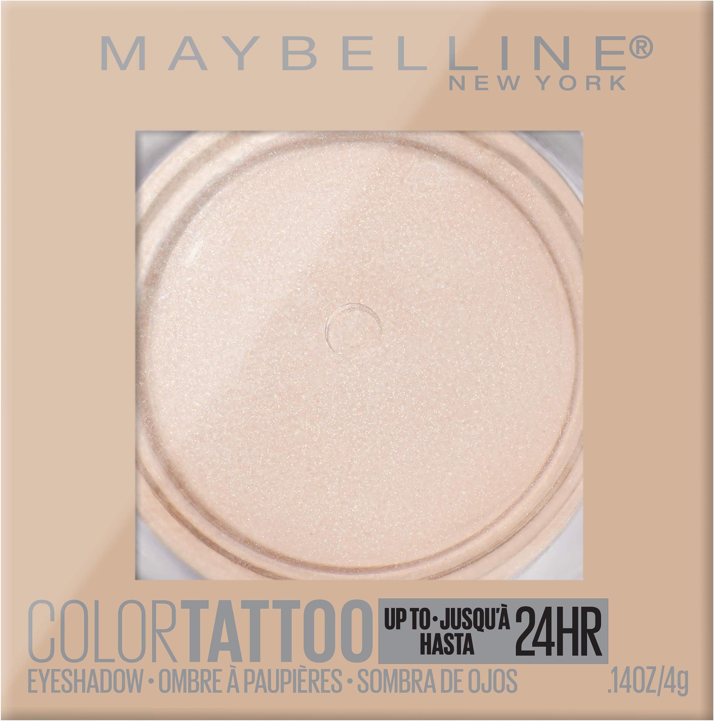 Maybelline New York Color Tattoo 24 Hour Longwear Cream Eyeshadow Makeup, Front Runner, 1 Count