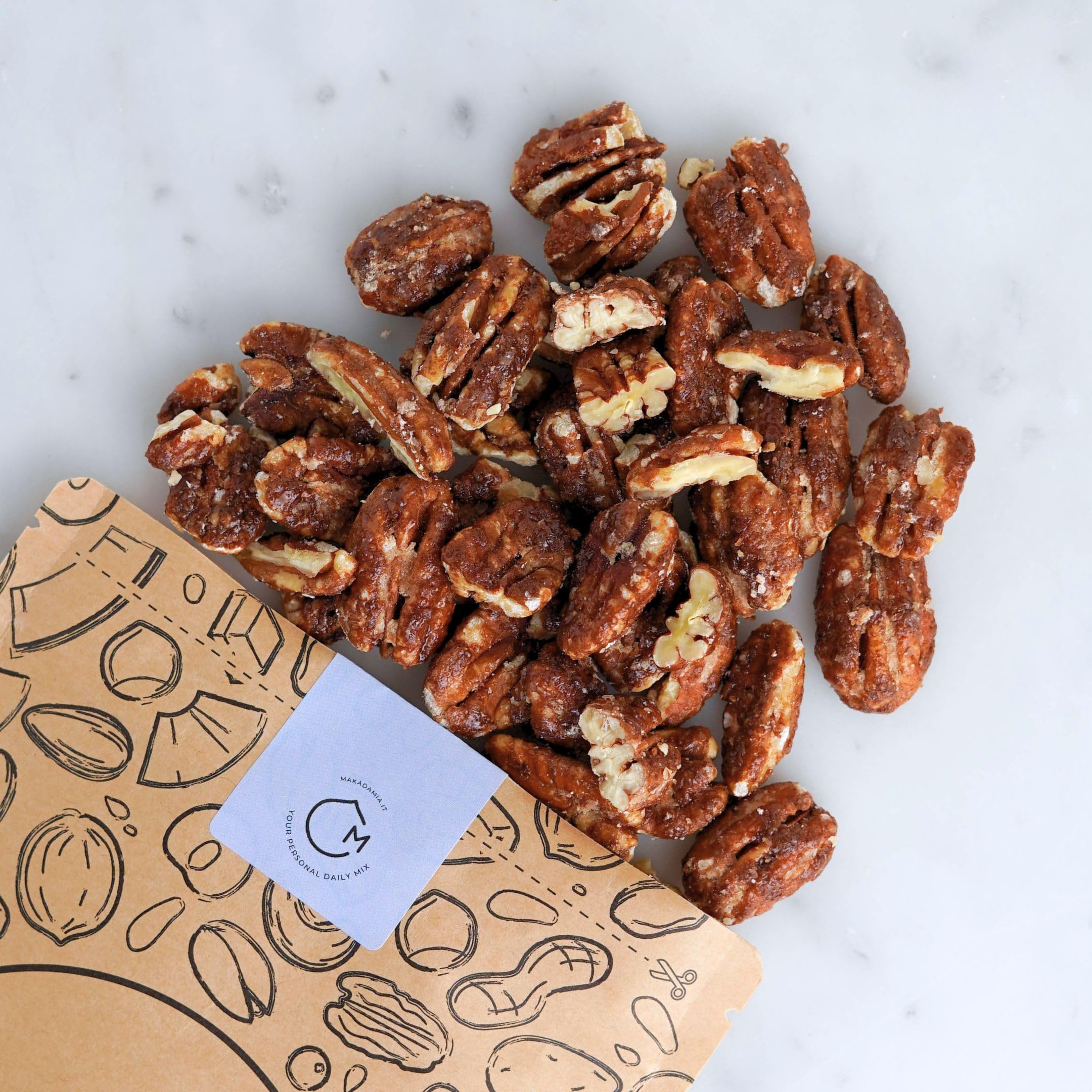 Makadamia - Noci Pecan Pralinate al Miele 400g