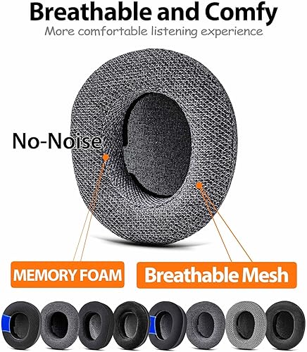 Miniatura 8 de Nova Pro - Almohadillas inalámbricas de repuesto para auriculares inalámbricos Arctis Nova Pro de TRANSTEK, durabilidad mejorada y aislamiento de