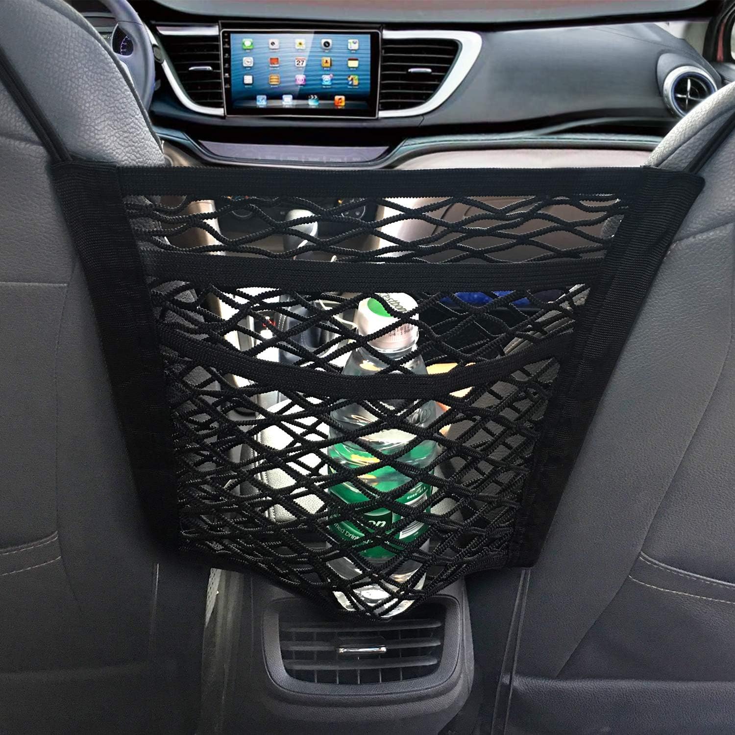NEOUZA Car Mesh Organizer, Seat Back Net Bag, Barrier of