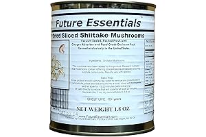 Future Essentials Canned Dehydrated Sliced Shiitake Mushrooms: A Pantry Staple for Culinary Enthusiasts
