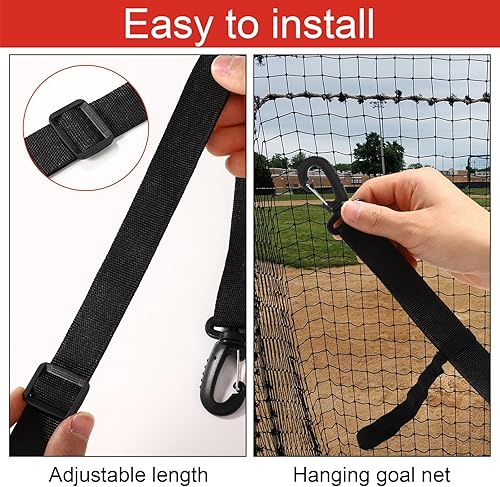 Miniatura 7 de Red de objetivo ajustable de zona de golpe de béisbol, red impermeable de béisbol y softbol con rejillas numeradas, equipo de entrenamiento