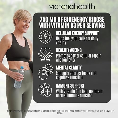 Miniatura 2 de DoSe by VH Generador NAD+ - Suplemento NAD con RiaGev-WS, vitamina B3 y vitamina C - Apoya los niveles de NAD+, energía celular, metabolismo y