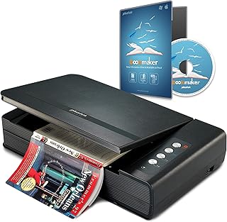 Plustek Book Scanner OB4900 - Collects and Digitizes Professional Document with Ease. Suitable for Professor, Researcher, Author and Graduate Student Do Research and Write Thesis.