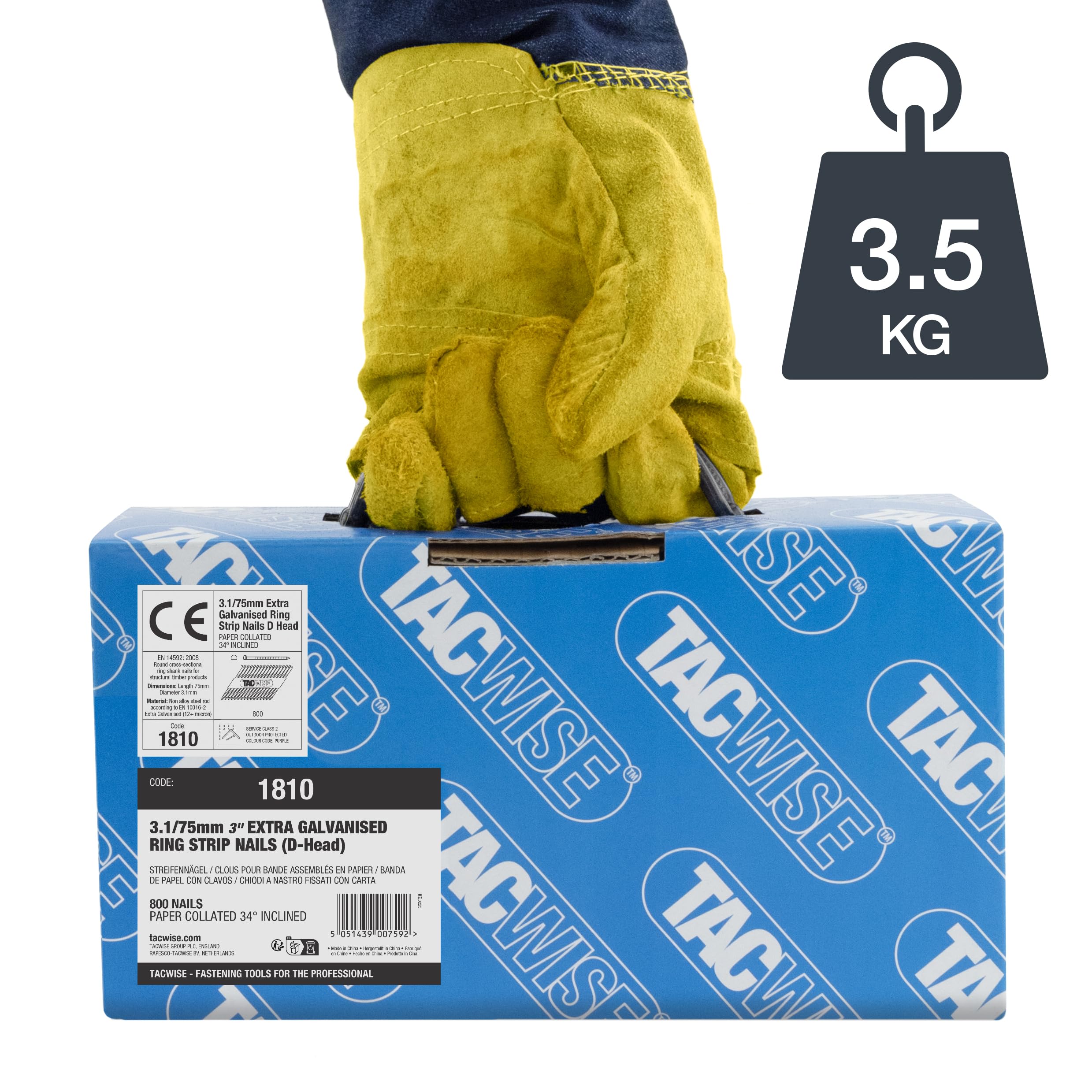 Tacwise 0334 Typ 53 / 6 mm Verzinkte Heftklammern, 2000 Stück Tacwise 0334 Typ 53 / 6 mm Verzinkte Heftklammern, 2000 Stück