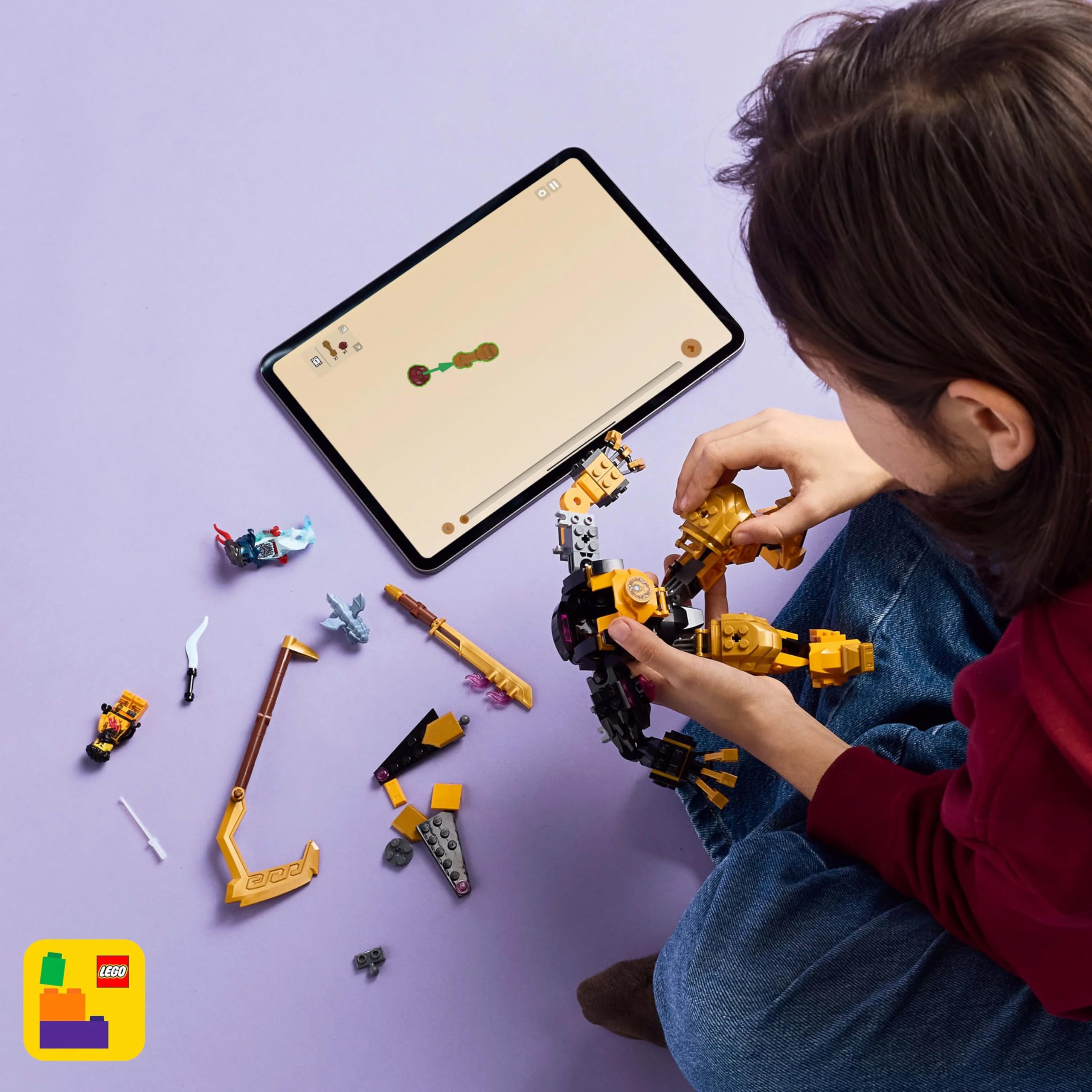 LEGO NINJAGO Arin's Spinjitzu Battle Mech Toy - Mix & Match