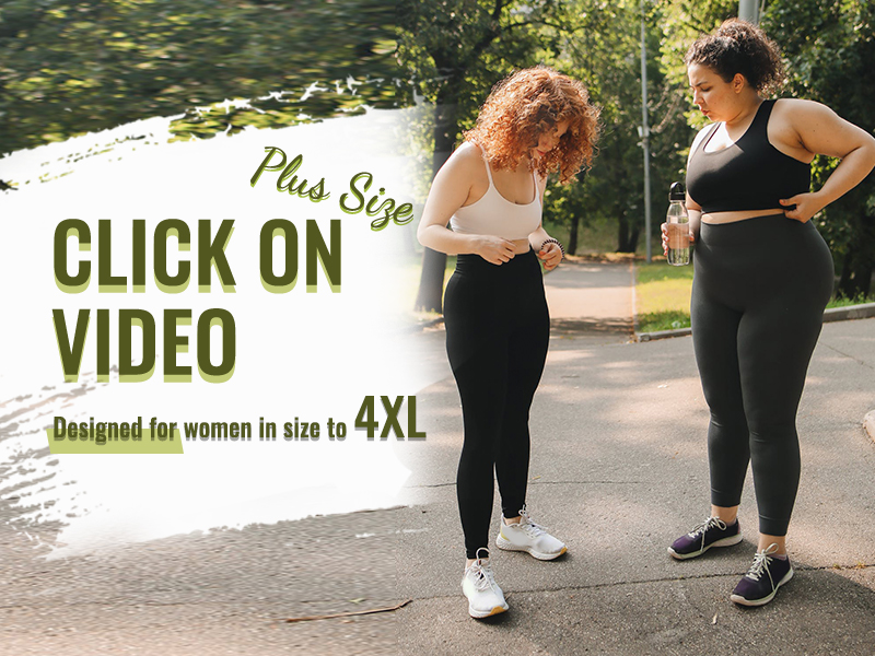 Amazon.com: NexiEpoch Leggings for Women Plus Size-High Waisted L