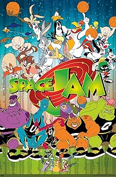 【VINTAGE】ラグ マット SPACE JAM ルーニーテューンズ MJ 1996 SPACE JAM Rug Mat これはやばいです‼︎!🏀 ・ NBAの