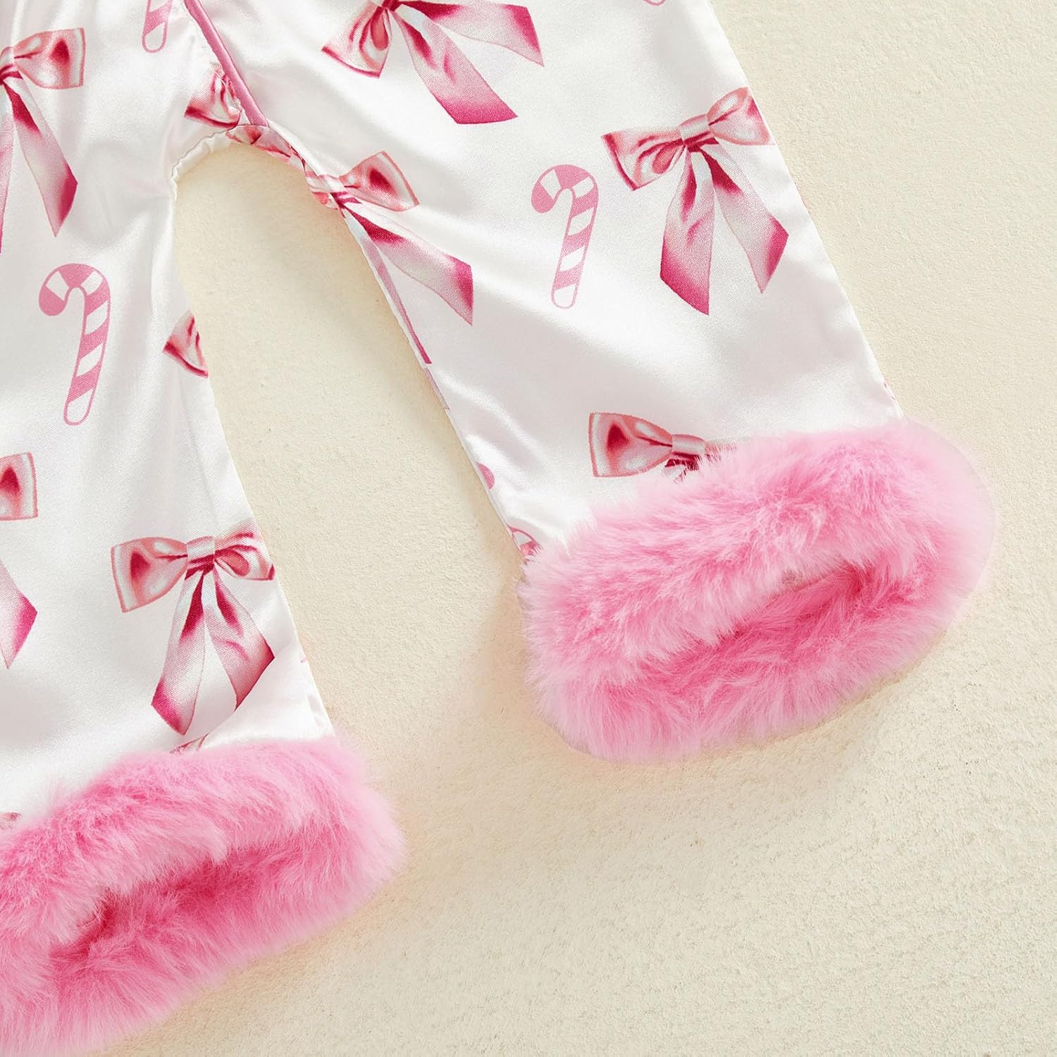 Baby Girl Easter Pajamas Newborn Bunny Carrot Cross Feather Trim Nightgown Jumpsuit Romper Cute Silk Pjs Sleepwear - Image 5