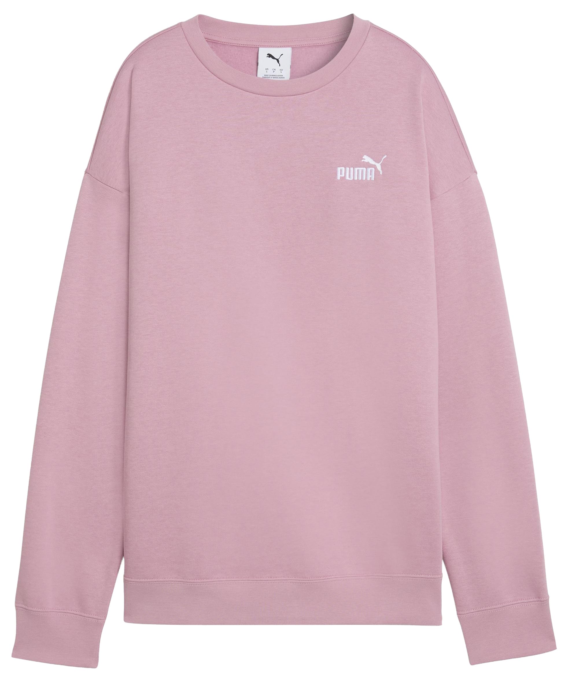 PUMA ESS Small No. 1 Logo Relaxed Crew FL Sudadera Niñas (Pack de 1)