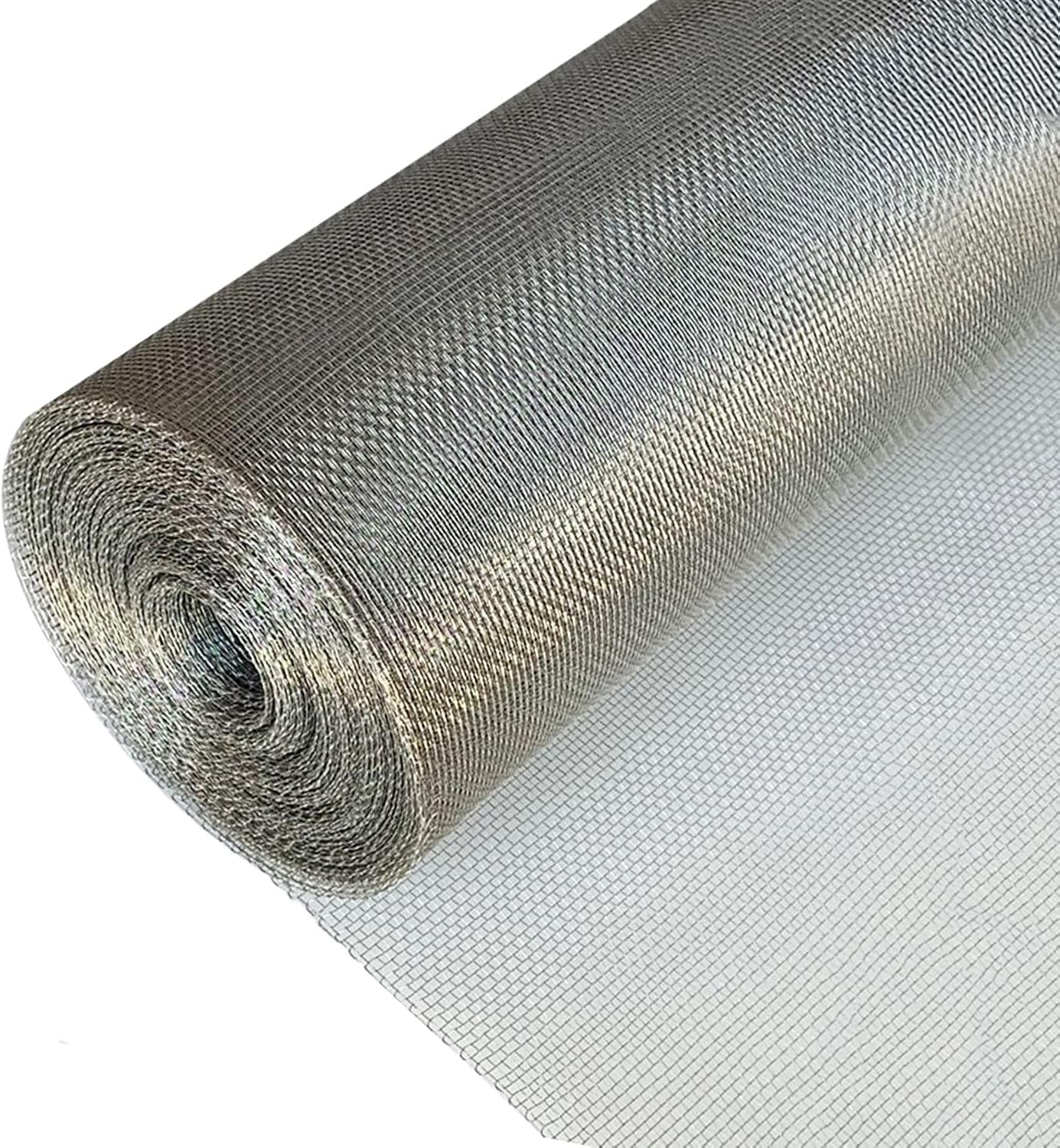 Stainless Steel Woven Wire Mesh, 100 Mesh Premium Filter - 304 Stainless Corrosion Resistant Cuttable for Home Kitchen