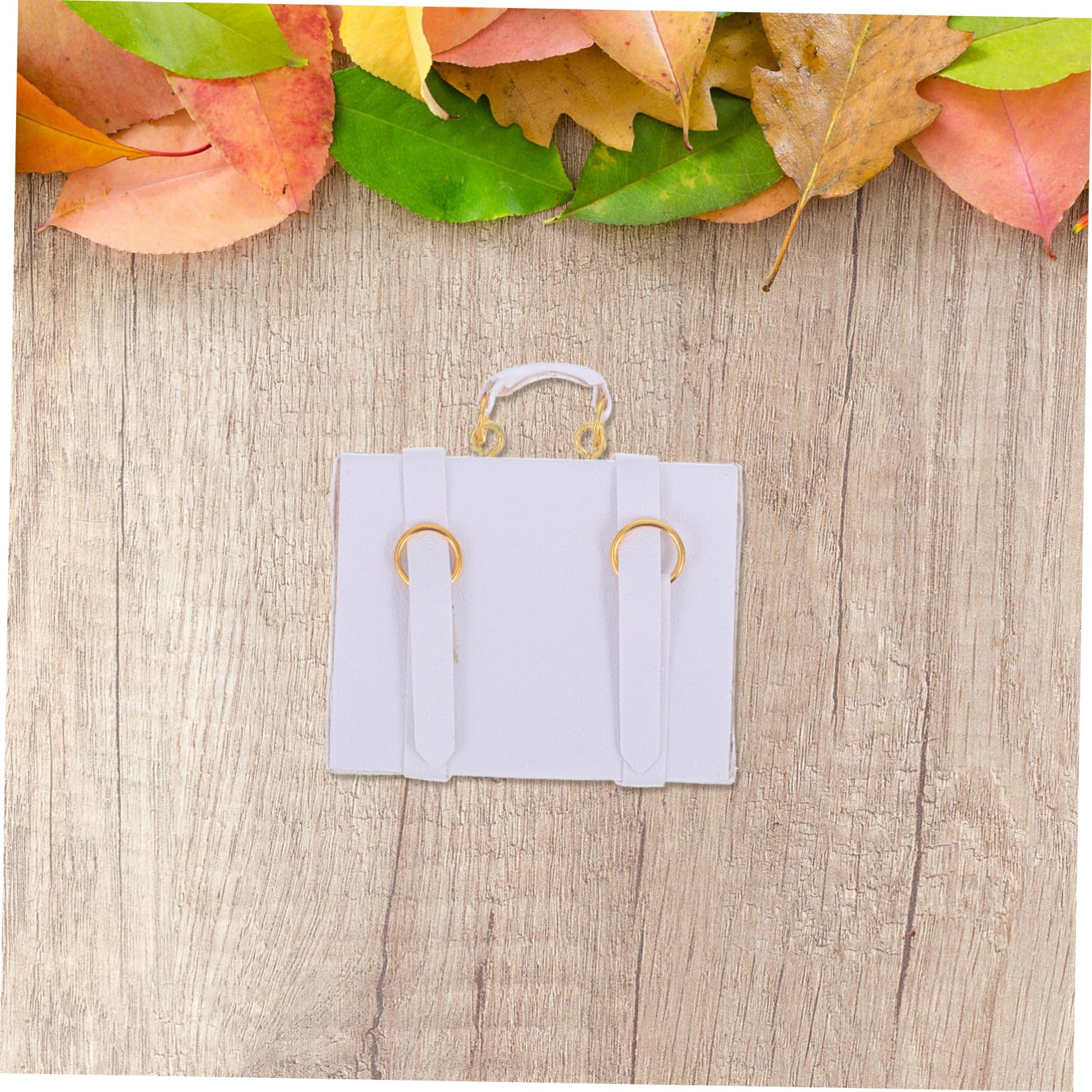 WHAMVOX Miniatur Aktentasche Für Puppenhaus - Realistisches Braun 4,6 Cm Reisegepäck-Zubehör