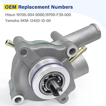 Replacement For YAMAHA Water Pump Assembly With O-Ring Rhino 660 2004~2007 Girzzly 660 2002~2008