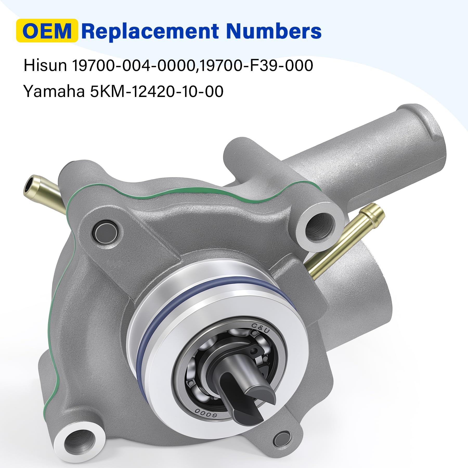 YAMAHA conjunto de bomba de agua con junta tórica Rhino 660 2004~2007 Girzzly 660 2002~2008