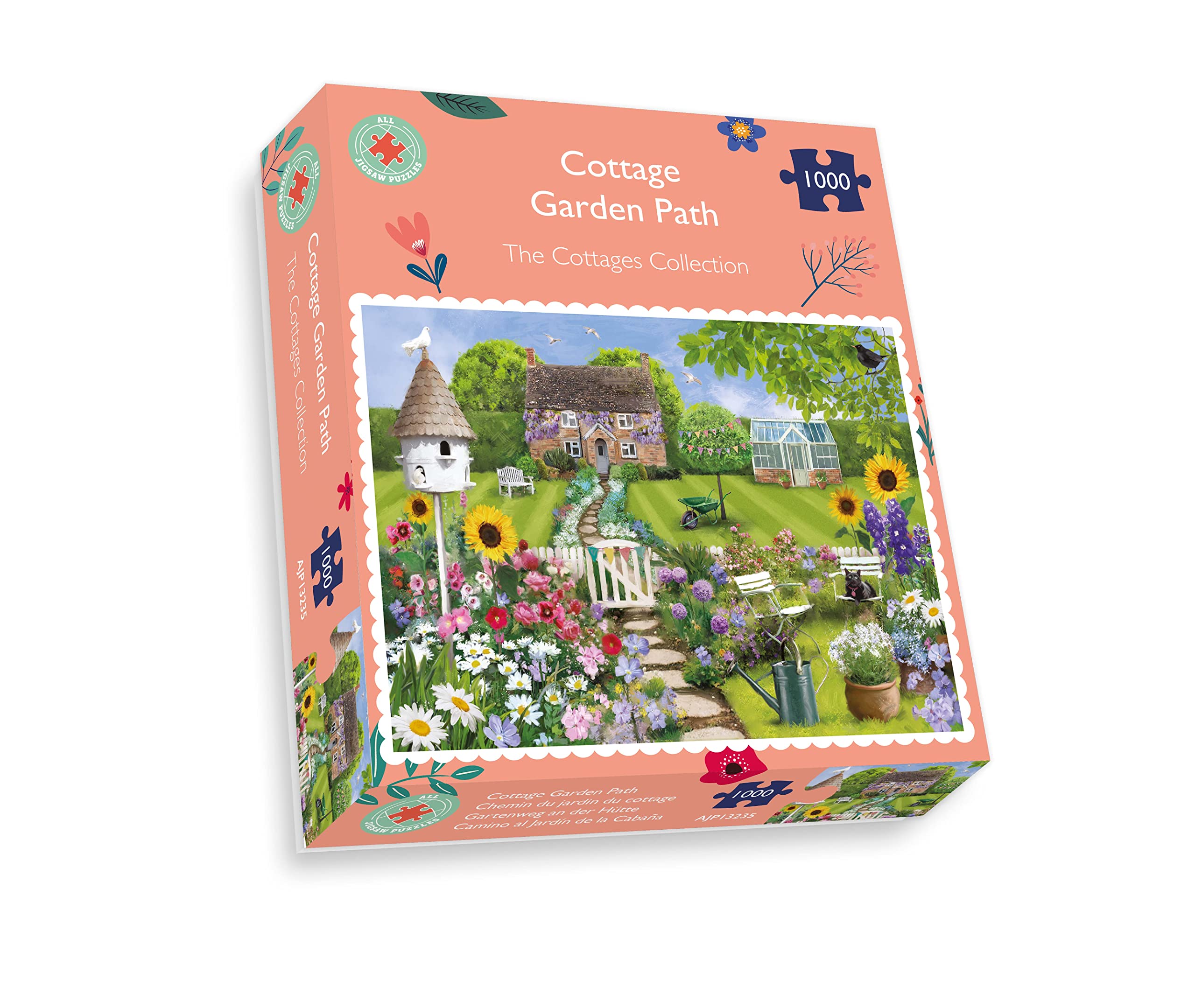Puzzle da 1000 pezzi per adulti - Cottage Garden Rainbow - Artista
